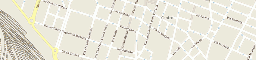 Mappa della impresa la rosa dei venti di ferrari marina a ALESSANDRIA