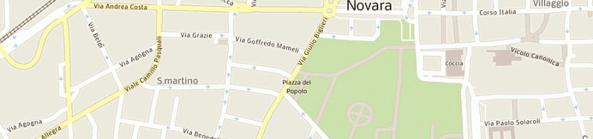 Mappa della impresa intermedia sas a NOVARA