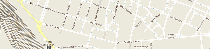 Mappa della impresa orientalcafe' (sas) a ALESSANDRIA
