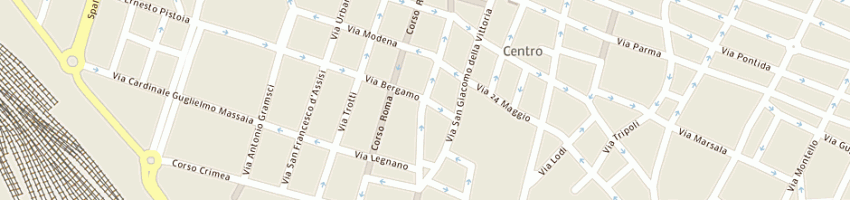 Mappa della impresa la sacca di bertocci maurizio e c (snc) a ALESSANDRIA