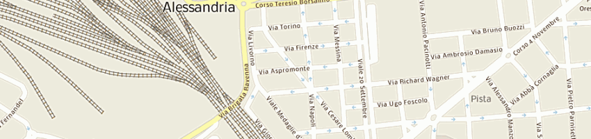 Mappa della impresa publimedia di massimo berni e c sas a ALESSANDRIA