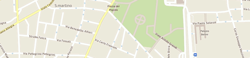 Mappa della impresa gamberini andrea a NOVARA