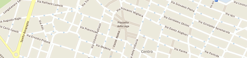 Mappa della impresa gelateria guglielmo cercena' di cercena' guglielmo e c snc a ALESSANDRIA