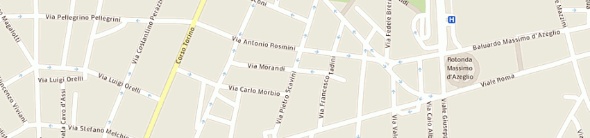 Mappa della impresa sacchetti fabio a NOVARA