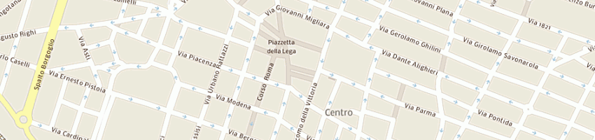 Mappa della impresa foa' giuseppe david a ALESSANDRIA