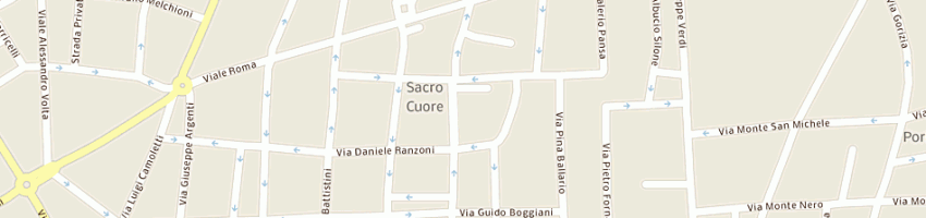 Mappa della impresa luciano moda srl a NOVARA