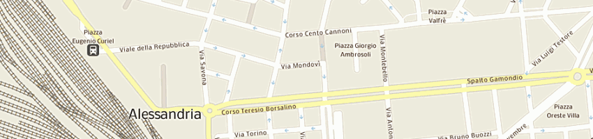Mappa della impresa jonec di neckelmann john e c sas a ALESSANDRIA