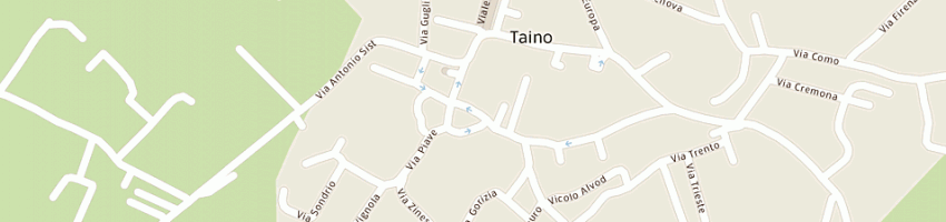 Mappa della impresa albergo agnello a TAINO