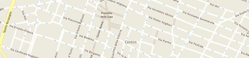 Mappa della impresa aias onlus - centro accoglienza disabili a ALESSANDRIA