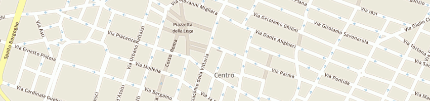 Mappa della impresa caffe' del teatro di rocca giuseppina e c snc a ALESSANDRIA