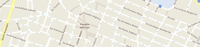 Mappa della impresa profumeria barzizza franca a ALESSANDRIA