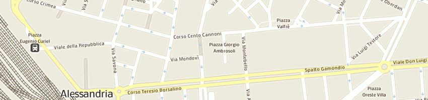 Mappa della impresa coop sociale asper organizzazione non lucrativa di utilita' sociale onlus a ALESSANDRIA
