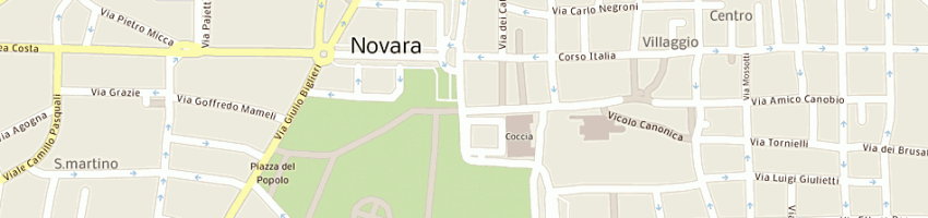 Mappa della impresa mirta di mauro besati e c (sas) a NOVARA