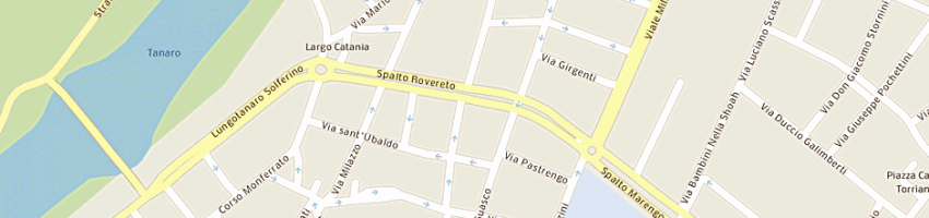 Mappa della impresa municipio di alessandria a ALESSANDRIA