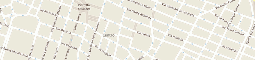 Mappa della impresa provincia di alessandria a ALESSANDRIA