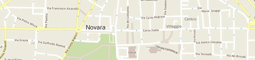 Mappa della impresa nando villa a NOVARA