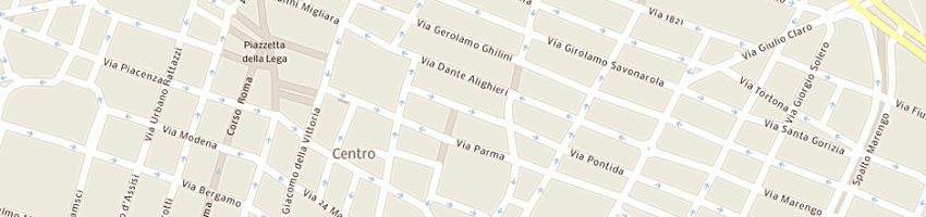 Mappa della impresa studio tecnico associato di ing cermelli e geom trussi a ALESSANDRIA