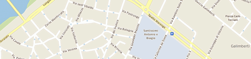 Mappa della impresa foglino massimo e c sas a ALESSANDRIA