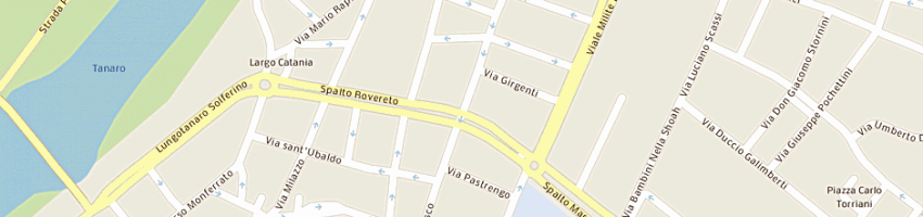 Mappa della impresa ristorante cinese nuova asia di ruan jian hua a ALESSANDRIA