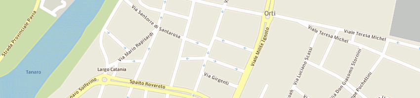 Mappa della impresa giacchero giancarlo a ALESSANDRIA