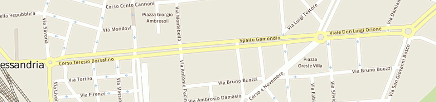 Mappa della impresa wama srl a ALESSANDRIA
