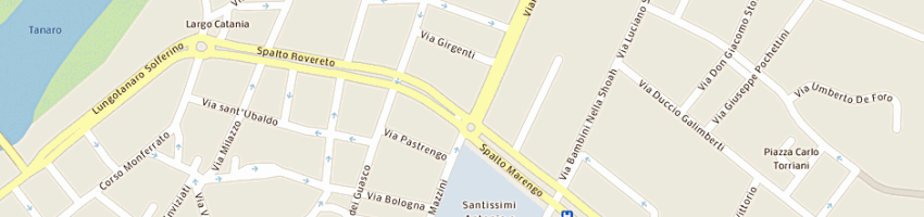 Mappa della impresa francese salvatore a ALESSANDRIA