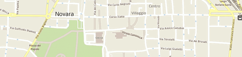 Mappa della impresa mixer - sas di borghetto cesarina e c a NOVARA