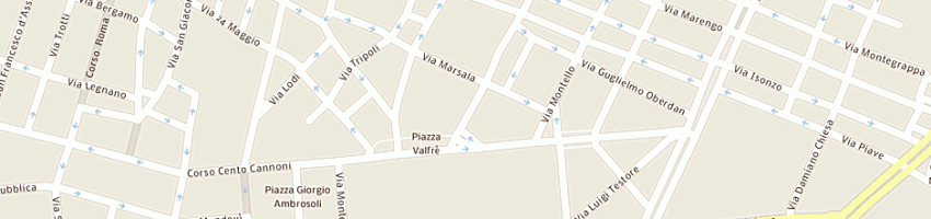 Mappa della impresa gm sessarego di alberto sessarego e csas a ALESSANDRIA