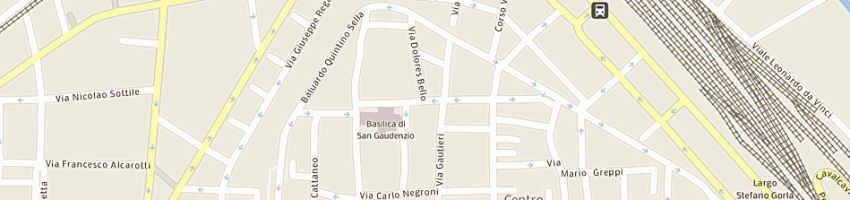 Mappa della impresa geo dati srl a NOVARA