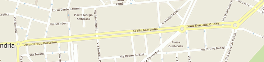 Mappa della impresa gruppo mediastudio sas a ALESSANDRIA