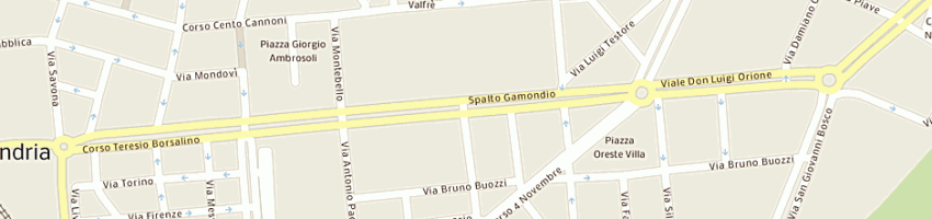 Mappa della impresa lunghi claudio a ALESSANDRIA