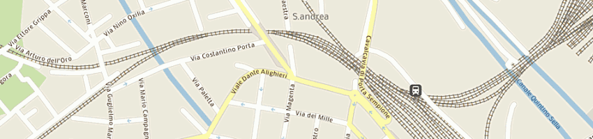 Mappa della impresa pizzeria lo zodiaco a NOVARA