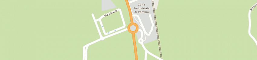Mappa della impresa ghidella sas di michele ferro e c a POMBIA