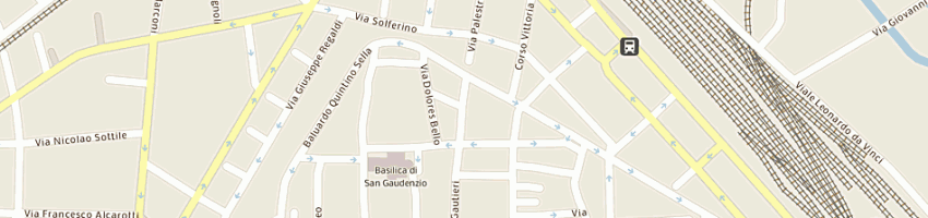 Mappa della impresa geola distribuzione srl a NOVARA