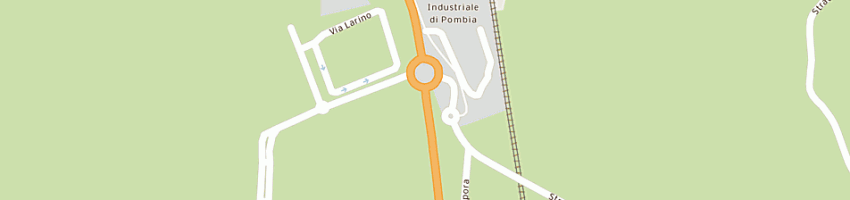 Mappa della impresa island pub di palumbo antonietta a POMBIA