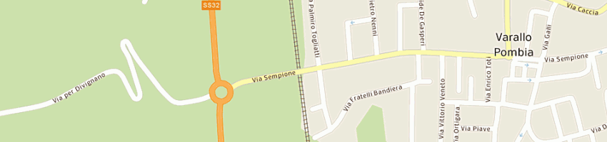 Mappa della impresa colorificio alba snc a VARALLO POMBIA