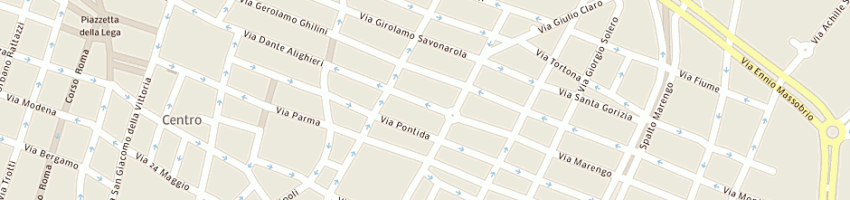 Mappa della impresa pasticceria valentino di toso massimo e ceccarelli dina e csas a ALESSANDRIA