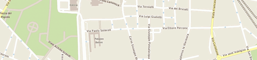 Mappa della impresa cartoleria racchi di faccioretti marco a NOVARA