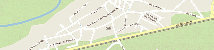 Mappa della impresa farmacia cara dr simona a ORISTANO