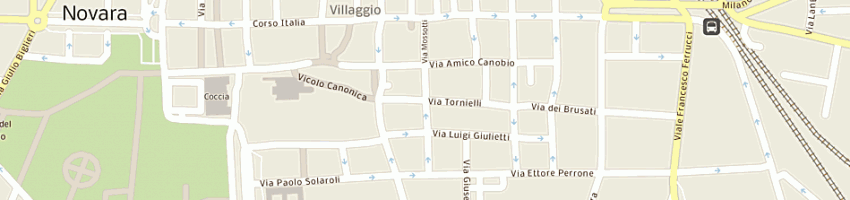 Mappa della impresa bianchi giuseppe a NOVARA
