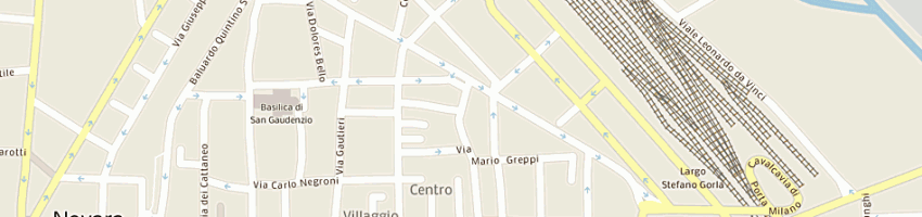 Mappa della impresa guardiano maura a NOVARA