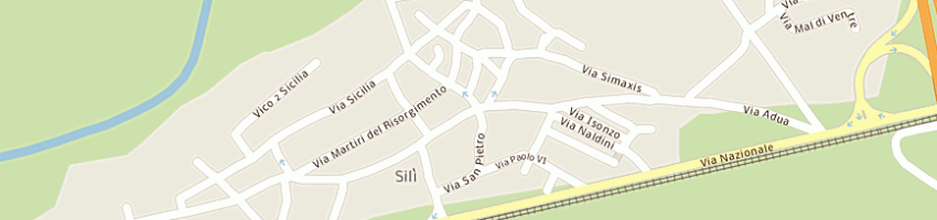Mappa della impresa de sanctis costruzioni spa a ORISTANO