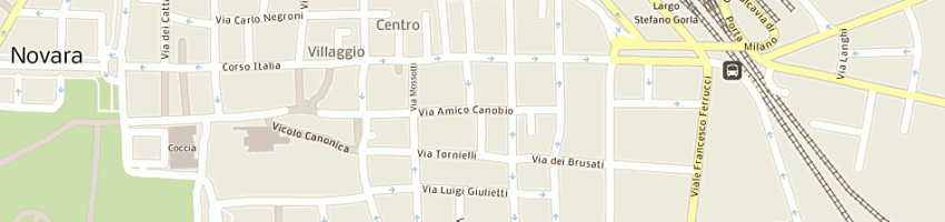Mappa della impresa serin sas di antonio sepe e c a NOVARA