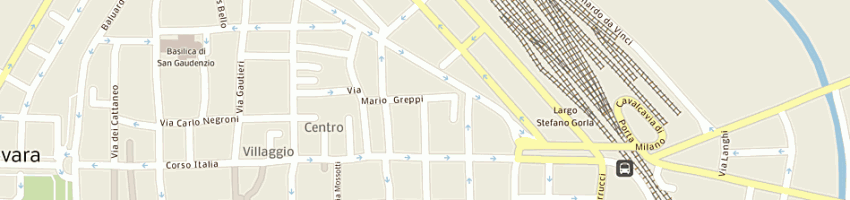 Mappa della impresa cavallazzi carolina a NOVARA