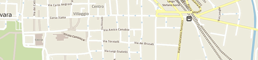 Mappa della impresa iway information e services srl siglabile iway srl a NOVARA