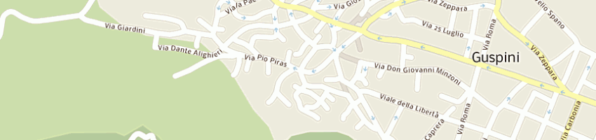 Mappa della impresa frau andrea a GUSPINI