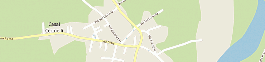 Mappa della impresa scazzola fratelli a CASAL CERMELLI