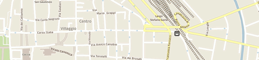 Mappa della impresa riproduzioni imperatori di petterino lorenzo a NOVARA