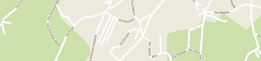 Mappa della impresa sirec sas soc italiana rapprze e comm di pesci le c a CASTELLETTO SOPRA TICINO
