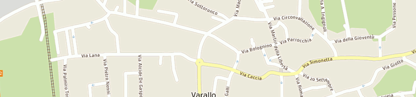 Mappa della impresa scuole elementari a VARALLO POMBIA